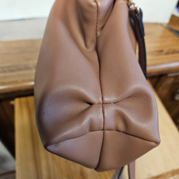 Aldo Brown Tan Clutch with Shoulder Strap - Picture 6 of 6